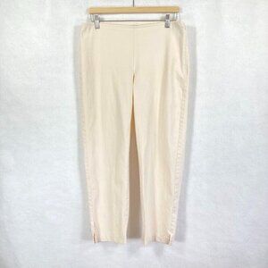 Eileen Fisher  Khaki Ankle Length Pants Grandma Core Luxury Preppy Academia S
